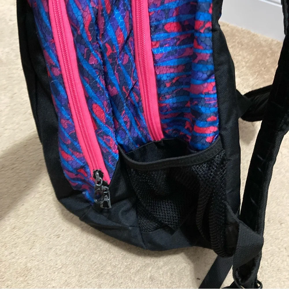 Adidas Deluxe Black/Blue/Hot Pink Backpack